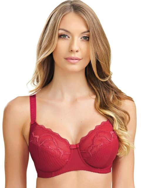 Zoe Side Support Bra - Red